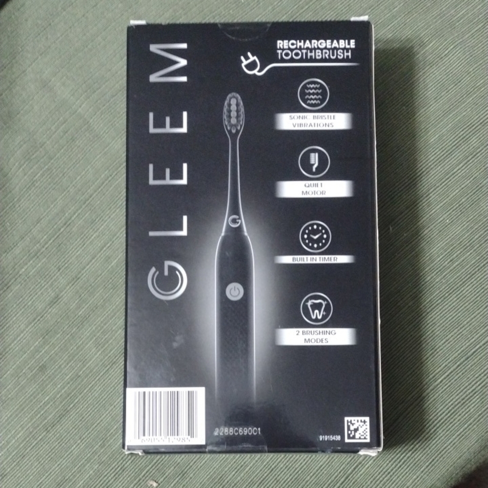 Gleem Rechargeable Electric Toothbrush - Black - Picture 2 of 5